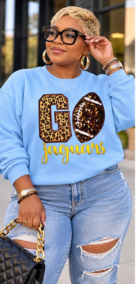 GO Jaguars Embroidered Sweatshirt