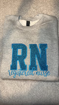 RN Embroidered Sweatshirt