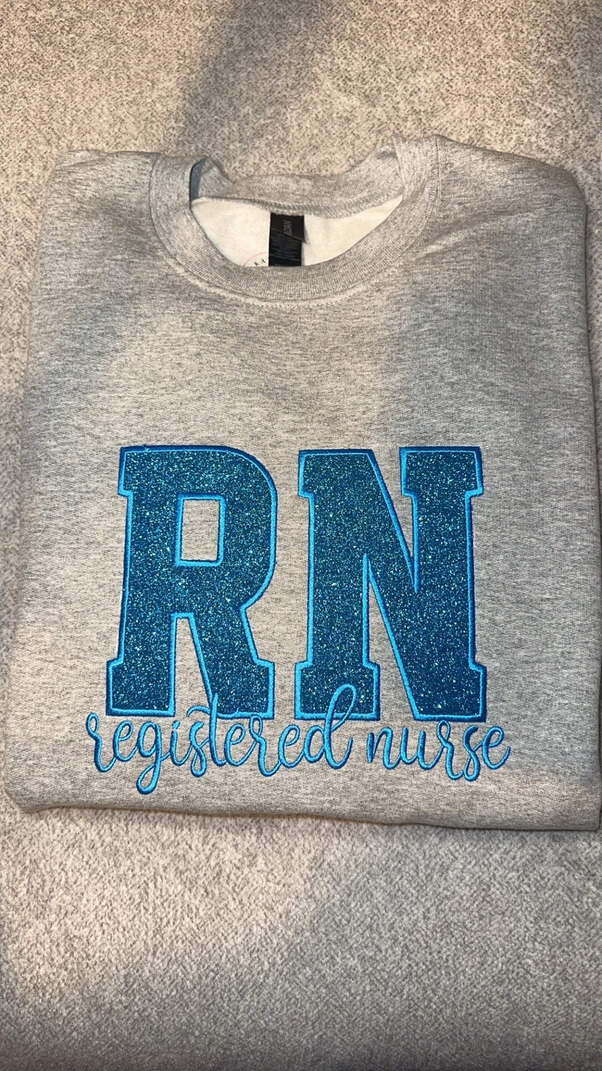 RN Embroidered Sweatshirt